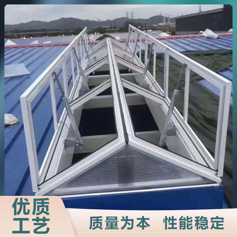 电动三角型通风排烟天窗实体大厂