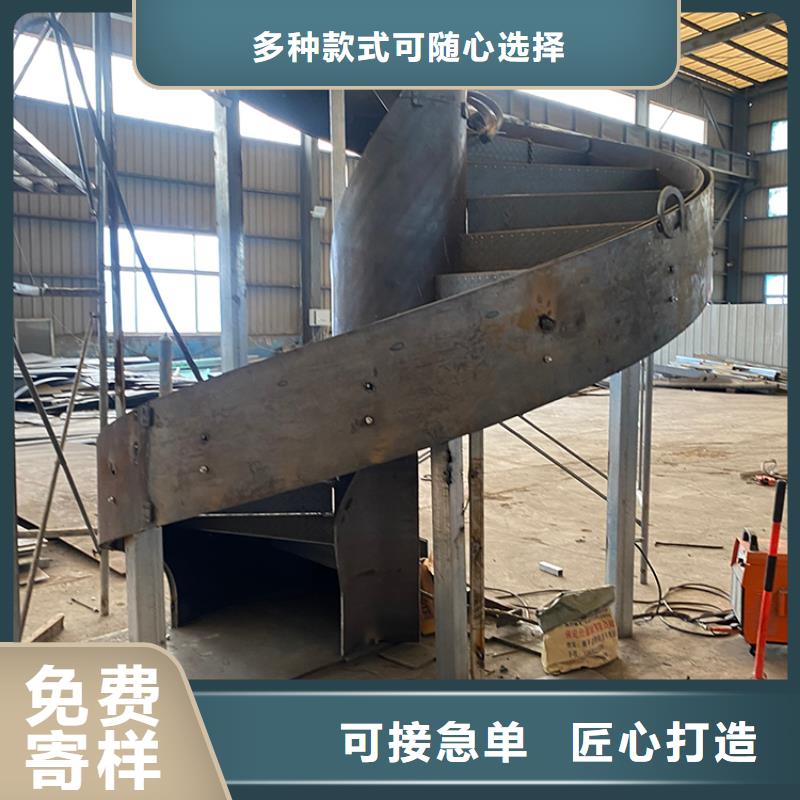 百色金属艺术旋转楼梯安装施工简单