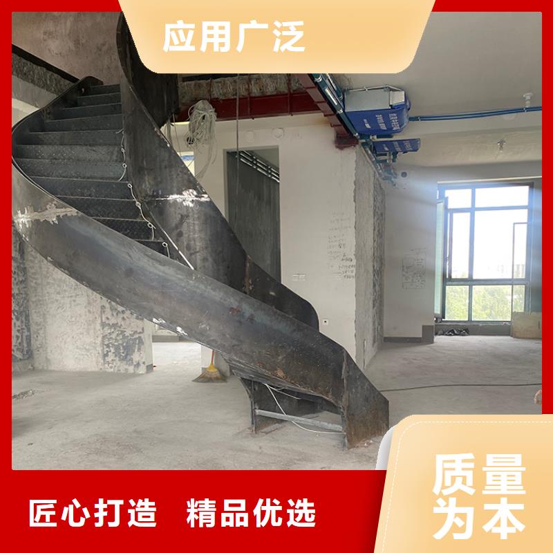 弧型钢结构旋转楼梯服务周到