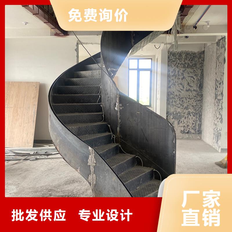 售楼部别墅会所旋转楼梯加厚材料