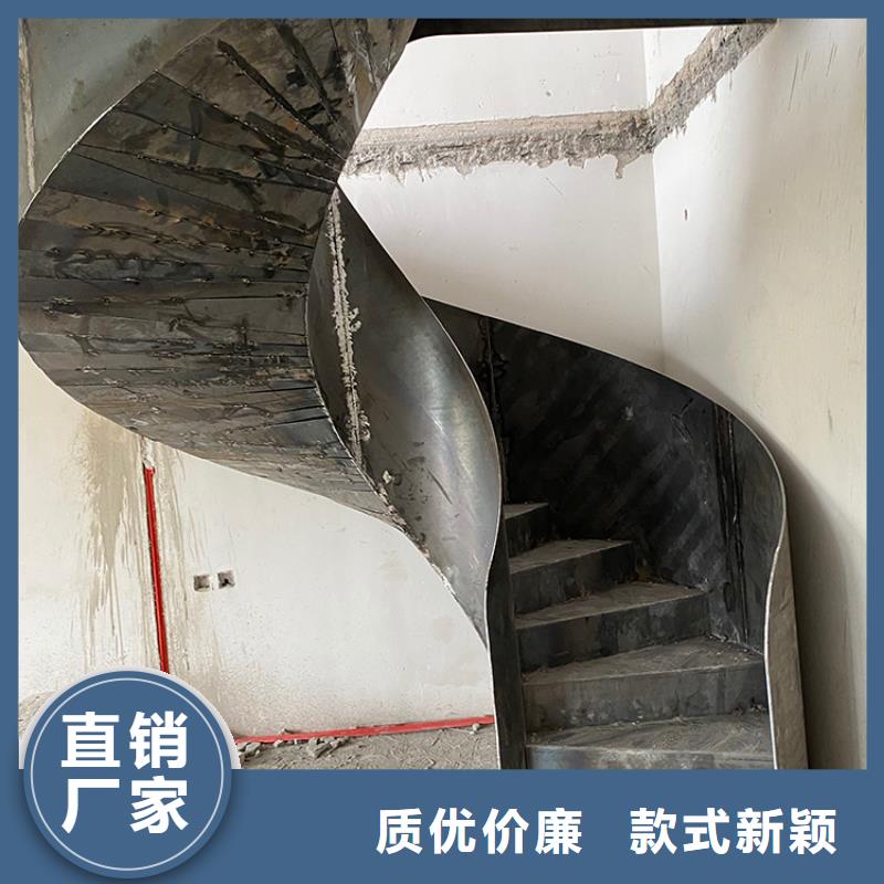 办公楼高端螺旋钢构梯跃层简约