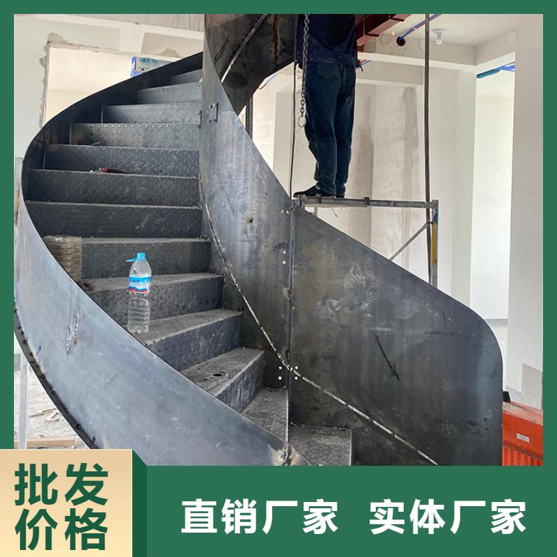钢结构弧形楼梯高端大气