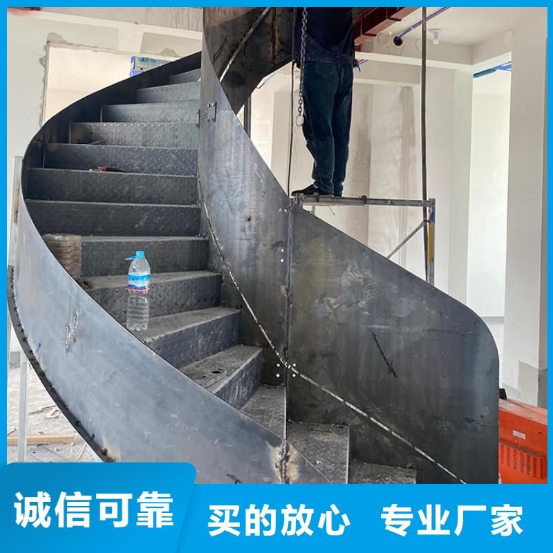 弧形梯钢结构螺旋楼梯免费设计