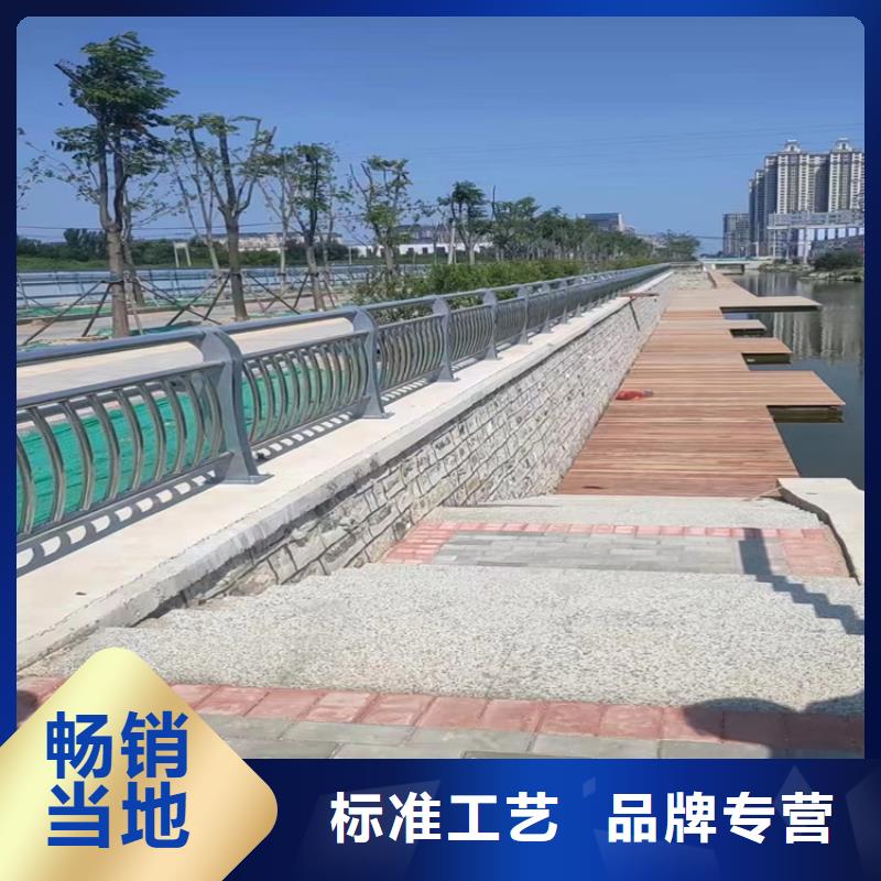 河道景观护栏来厂考察