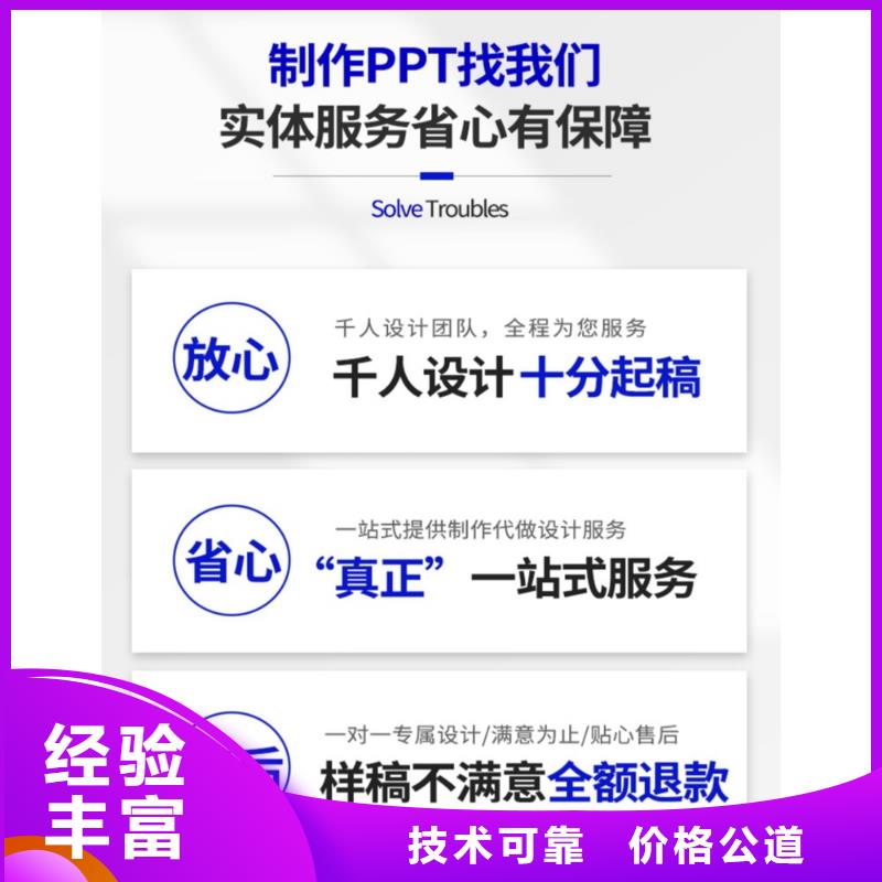 人才申报PPT代做可开发票