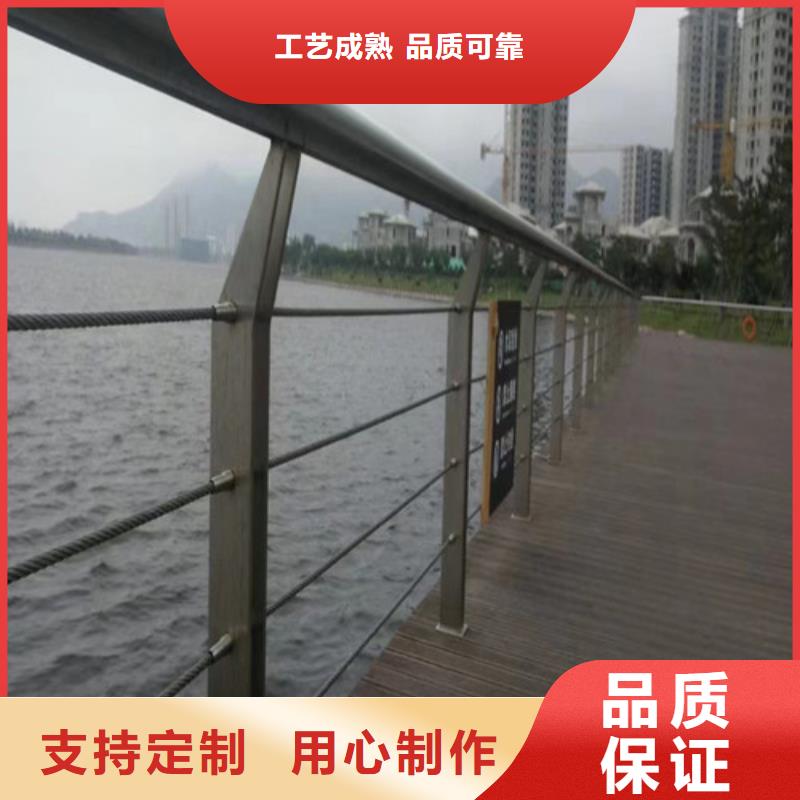 河道桥梁护栏来厂考察