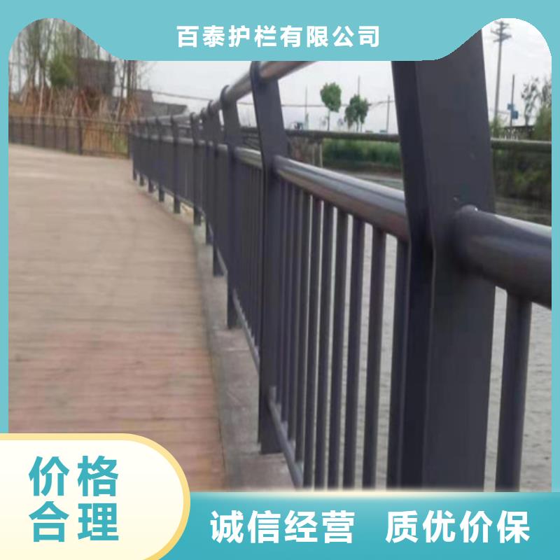河道桥梁护栏来厂考察