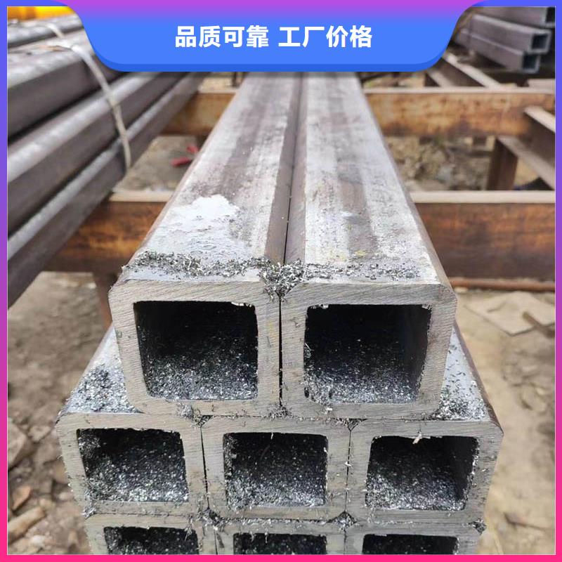 Q355B无缝方矩管生产厂家来厂考察
