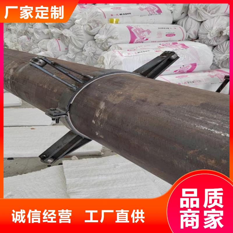 钢套钢岩棉保温管涂塑钢管生产安装