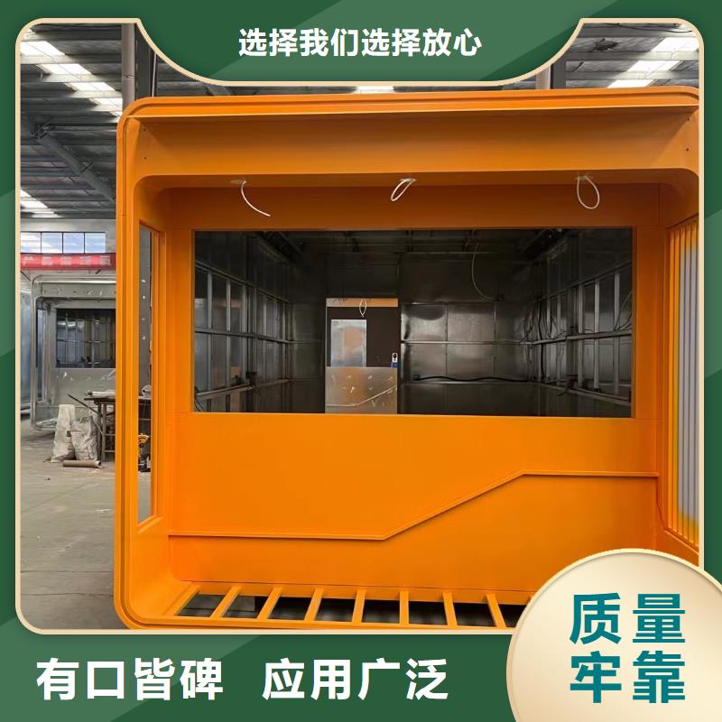 岗亭现代候车亭用品质赢得客户信赖
