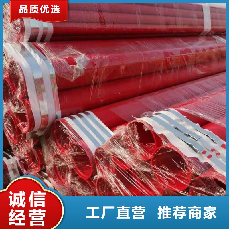 排水涂塑钢管来厂考察