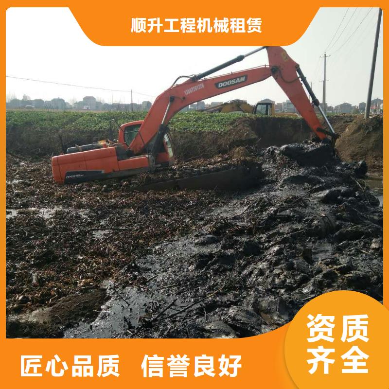 
水上挖机出租高清图
