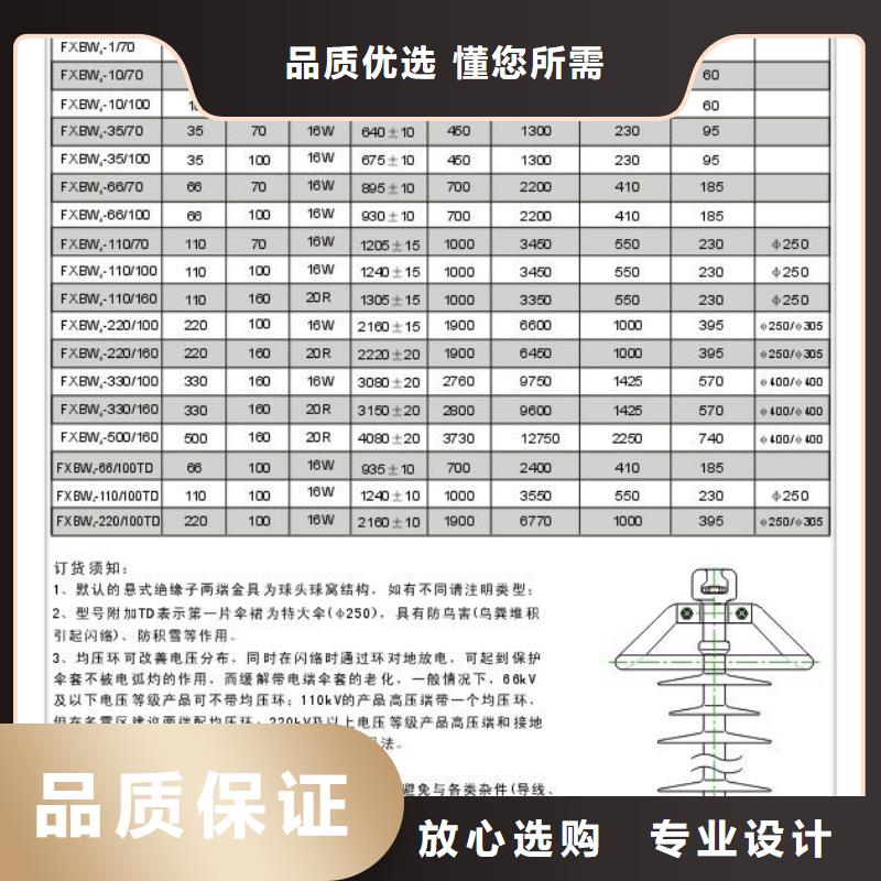 FXBW1-500/160硅胶棒型绝缘子