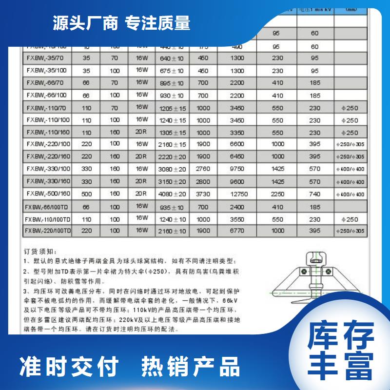 FZSW4-126/8复合高压绝缘子