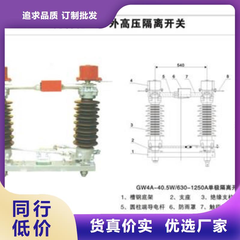 GW4-110D/2000A户外高压隔离开关质量