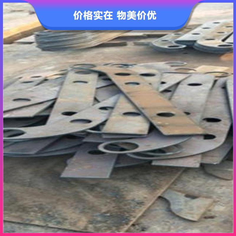 Q235材质钢板立柱切割,201不锈钢复合管护栏厂家自有厂家