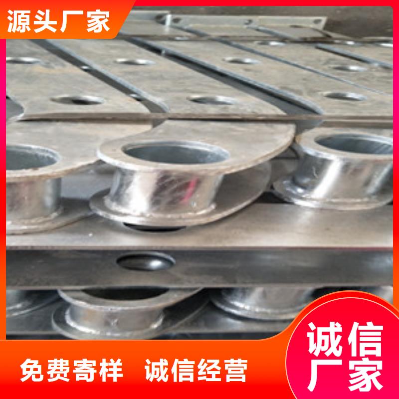 【桥梁护栏立柱-304不锈钢复合管来图来样定制】