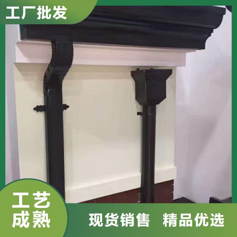 宜阳县屋面排水系统现场施工