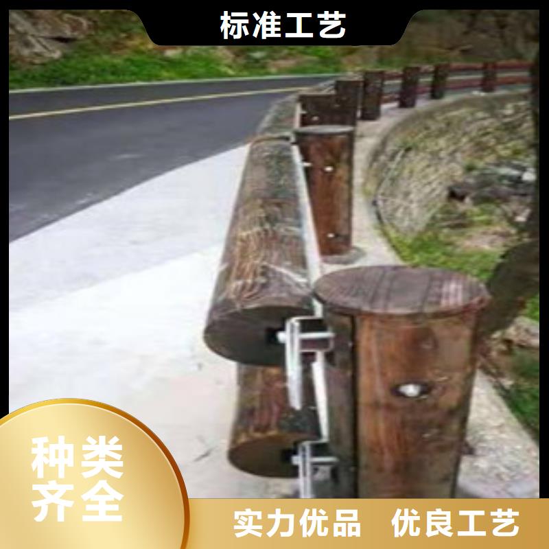 钢背木护栏LED灯光护栏多年厂家可靠