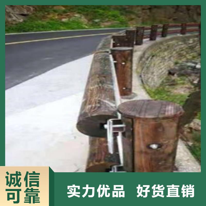 钢背木护栏-LED灯光护栏专注生产N年