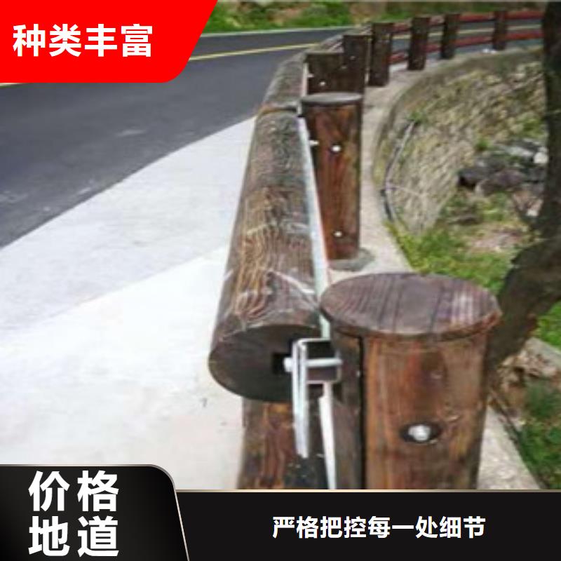 钢背木护栏-LED灯光护栏专注生产N年